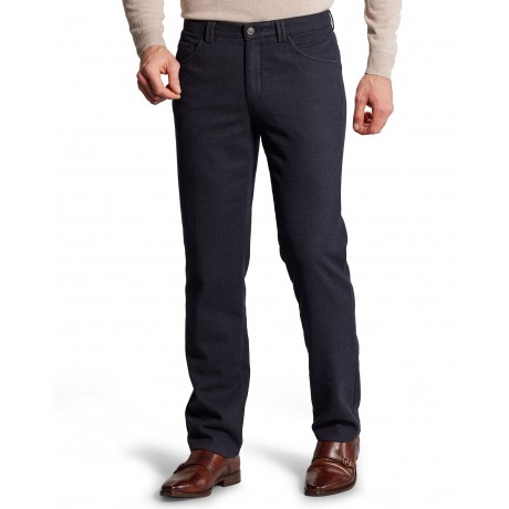 Хлопковые мужские брюки Meyer, модель Dublin, артикул 6-630/08, цвет серый