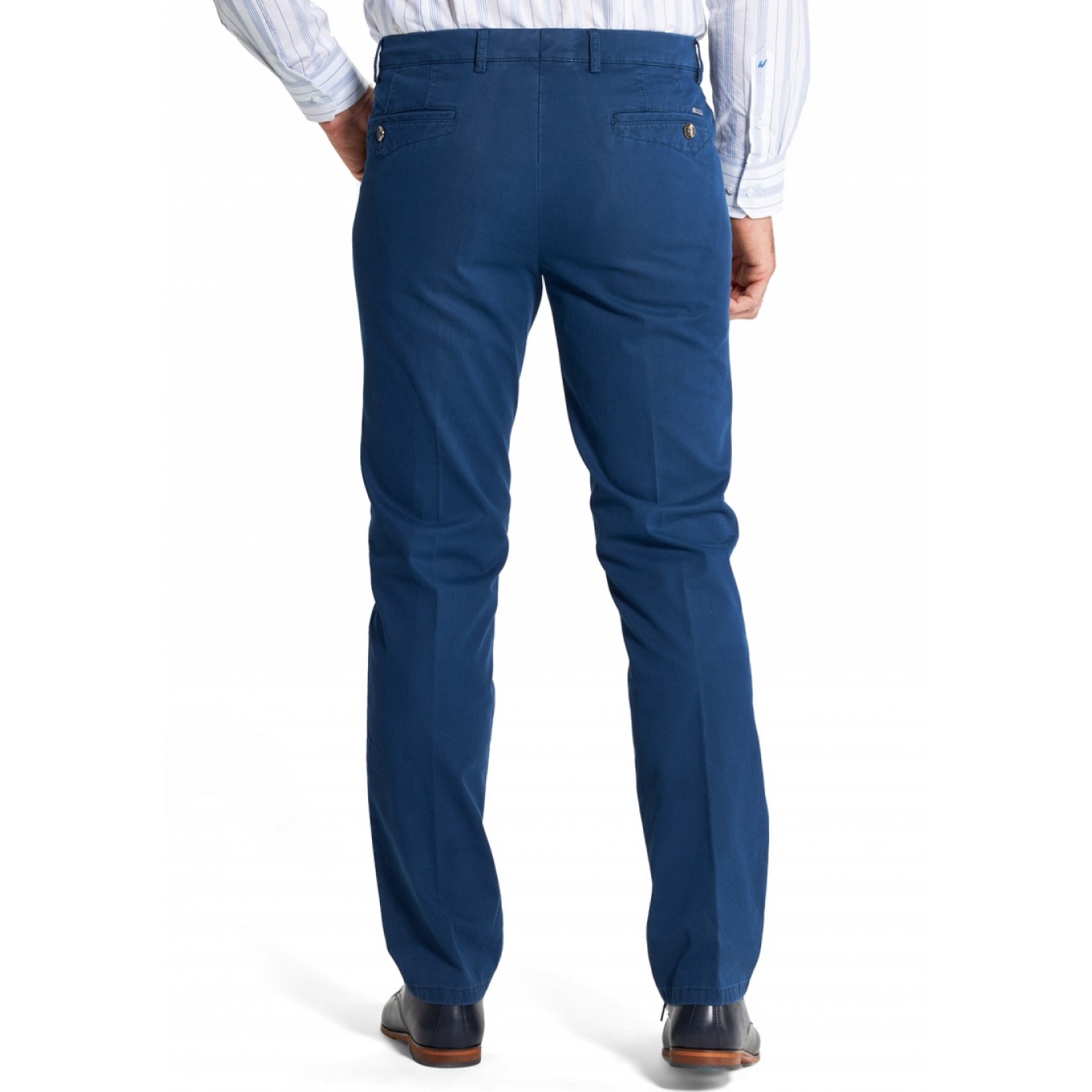 Брюки мужские Meyer Dublin 5-431/18, ярко-синие с джинсовым карманом купитьв Москве в интернет-магазине SHOP4BIG - цена, фото, описание