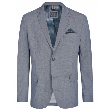 Пиджак Calamar 142400/1007/07 хлопковый, комфортный, серо-синего цвета