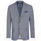 Пиджак Calamar 142400/1007/07 хлопковый, комфортный, серо-синий
