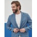 Пиджак мужской Royal Spirit, модель Джинс, летний, льняной, голубой