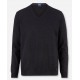 Пуловер мужской Olymp 01501069, темно-серый шерстяной с V-образным вырезом