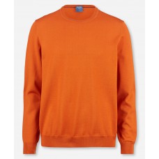 Пуловер мужской Olymp 01501191, оранжевый шерстяной с круглым воротом