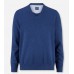 Пуловер мужской Olymp 01601013, светло-синий хлопковый c V-образным вырезом