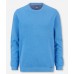 Пуловер мужской Olymp 53115574, голубой из структурного хлопка с круглым вырезом