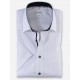 Рубашка мужская OLYMP Luxor Comfort fit, артикул 10085200 с коротким рукавом,белая фактурная