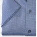Рубашка мужская Olymp 10085218, Comfort fit с коротким рукавом,темно-голубая фактурная