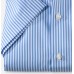 Рубашка мужская OLYMP Luxor Comfort fit, артикул 10435211 с коротким рукавом, голубая в полоску