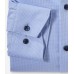 Рубашка мужская Olymp 10602411, Comfort fit, голубая фактурная