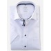 Рубашка мужская Olymp 10627200, Comfort fit с коротким рукавом,белая фактурная