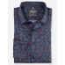 Рубашка мужская Olymp 10632435, Comfort fit, синяя с принтом