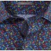 Рубашка мужская Olymp 10632435, Comfort fit, синяя с принтом