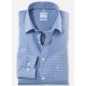 Рубашка мужская Olymp 10846411, Comfort fit, голубая с геометрическим рисунком