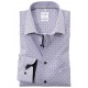 Рубашка мужская Olymp 11047400, Comfort fit, светлая с геометрическим рисунком