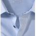 Рубашка мужская OLYMP Luxor Comfort fit, артикул 11065211 с коротким рукавом, голубая в полоску