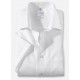 Рубашка мужская OLYMP Luxor Comfort fit, артикул 11081200 с коротким рукавом,белая фактурная