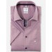 Рубашка мужская OLYMP Luxor Comfort fit, артикул 11817235 с коротким рукавом,красная с рисунком