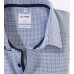 Рубашка мужская Olymp 11817411, Comfort fit, голубая с графическим дизайном