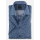 Рубашка мужская OLYMP Luxor Modern fit, артикул 12343219 синяя с цветочным принтом, короткий рукав