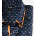 Рубашка мужская OLYMP Luxor Modern fit, артикул 12655418 темно-синяя с морским принтом