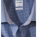 Рубашка мужская OLYMP Luxor Comfort fit, артикул 319012119 с коротким рукавом, синяя в мелкую клетку