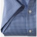 Рубашка мужская OLYMP Luxor Comfort fit, артикул 319012119 с коротким рукавом, синяя в мелкую клетку