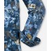 Рубашка мужская Olymp Casual 40034418, Modern fit, хлопковая синяя с цветочным принтом
