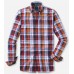 Рубашка мужская Olymp Casual 40446439, Modern fit, хлопковая в красно-синюю клетку