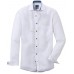 Рубашка мужская Olymp Casual 40523400, Modern fit, льняная белая