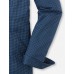 Рубашка мужская Olymp Casual 40808415, Modern fit, хлопковая синяя с принтом из фланели