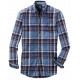 Рубашка мужская Olymp Casual 40928415, Modern fit, фланелевая в голубую клетку