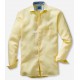 Рубашка мужская Olymp Casual 41187450, Modern fit, льняная желтая