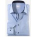 Рубашка мужская Olymp 10085411, Comfort fit, голубая фактурная
