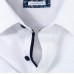 Рубашка мужская Olymp 10241200, Comfort fit с коротким рукавом,белая фактурная