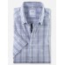 Рубашка мужская OLYMP Luxor Comfort fit, артикул 11221228 с коротким рукавом, в разноцветную клетку