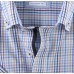 Рубашка мужская OLYMP Luxor Comfort fit, артикул 11221228 с коротким рукавом, в разноцветную клетку