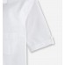 Рубашка мужская Olymp Casual 40761200, Modern fit, хлопковая белая с коротким рукавом