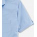 Рубашка мужская Olymp Casual 40761211, Modern fit, хлопковая голубая с коротким рукавом