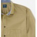 Рубашка мужская Olymp Casual 40761247, Modern fit, хлопковая цвета хаки с коротким рукавом