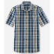 Рубашка мужская Olymp Casual 40781218, Modern fit, хлопковая в клетку с коротким рукавом