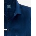 Рубашка мужская Olymp Casual 40941218, Modern fit, льняная синяя с коротким рукавом