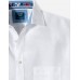 Рубашка мужская Olymp Casual 41187200, Modern fit, льняная белая с коротким рукавом